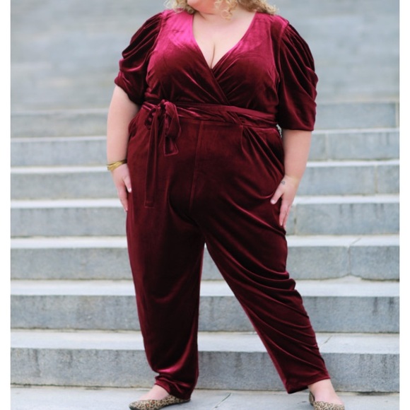 pleated jumpsuit plus size